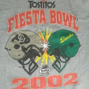 Vintage Tostitos Fiesta Bowl 2002 Colorado Vs. Oregon T-Shirt